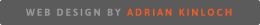 Author website design  Adrian Kinloch